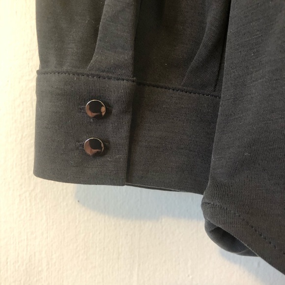 Banana Republic Sandwash Modal Wrap Top, sz S, NWT - Picture 4 of 5